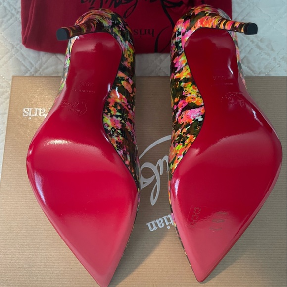 Christian Louboutin So Kate 120mm Patent Granite NIB - Picture 3 of 6
